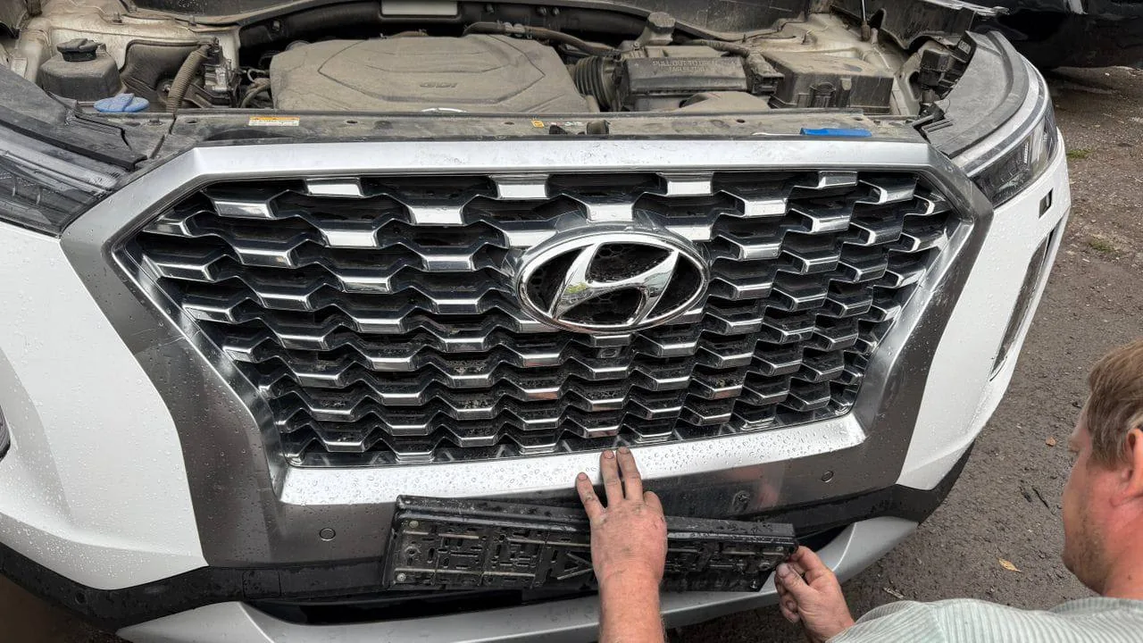 Решетка радиатора Hyundai Palisade